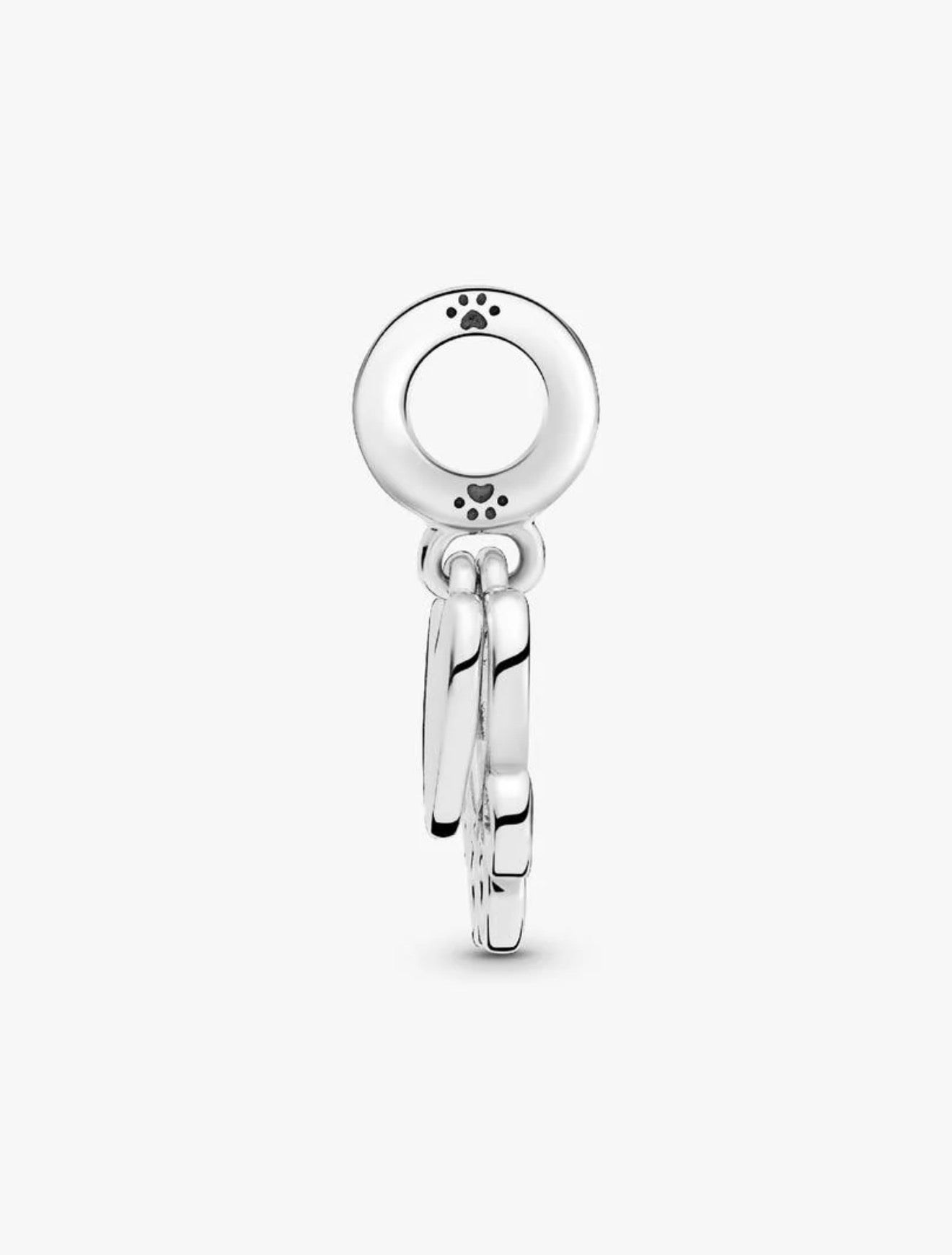 Pandora Hearts & Paw Print Dangle Charm