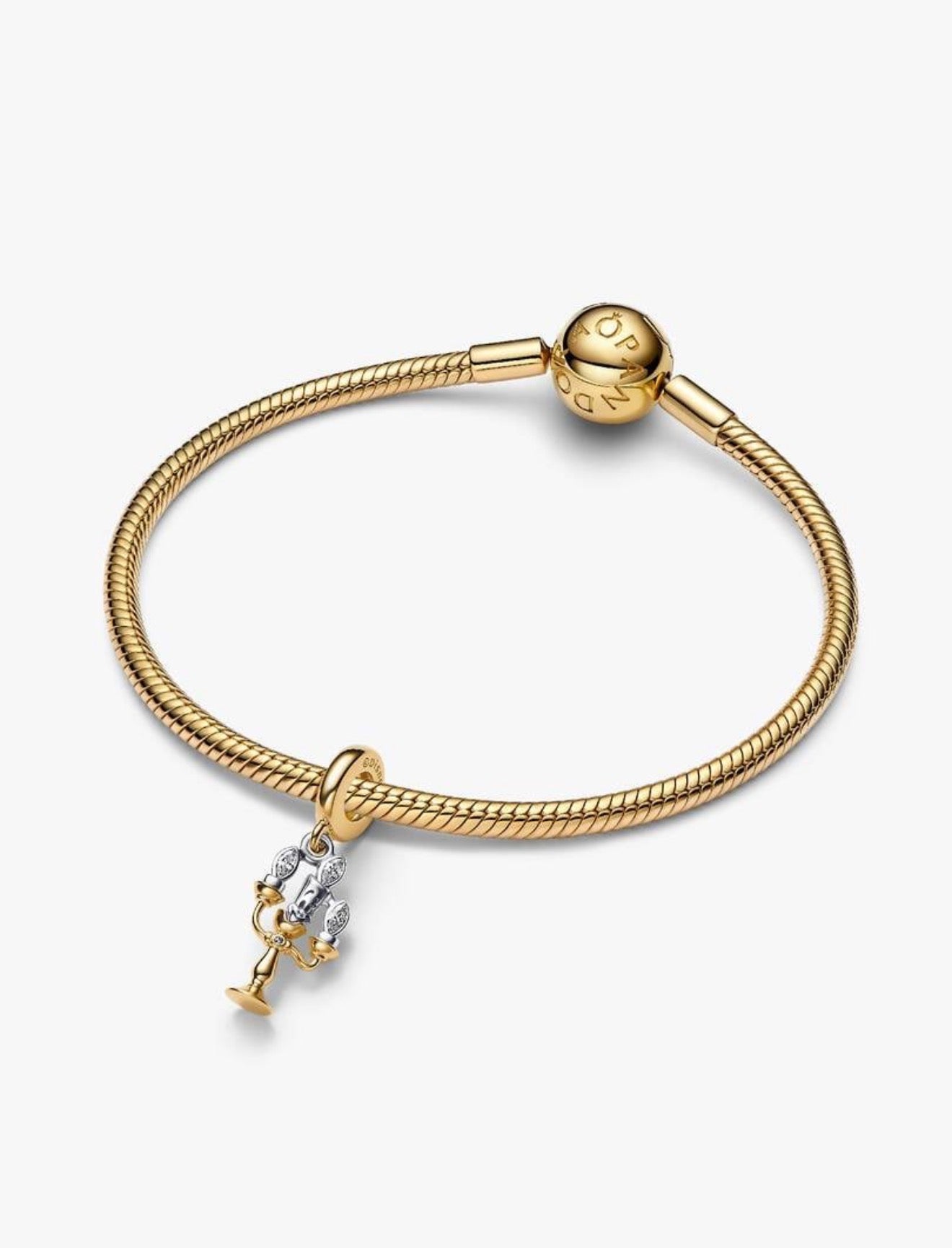 Pandora Disney Beauty and the Beast Lumiere Dangle Charm