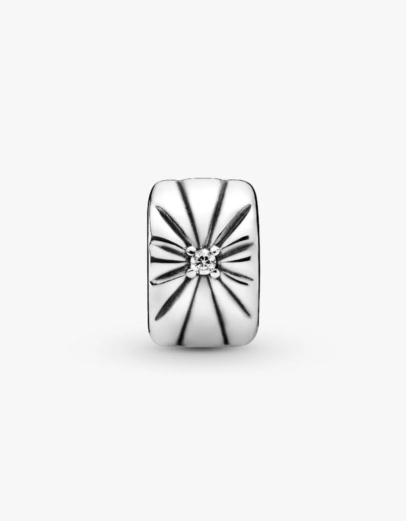 Pandora Sparkling Sunburst Clip Charm