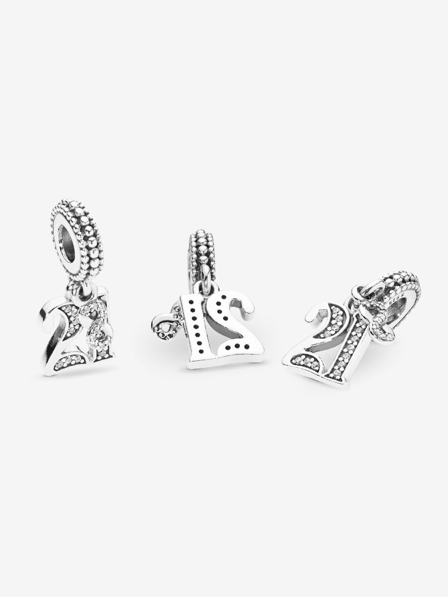 Pandora 21st Celebration Dangle Charm