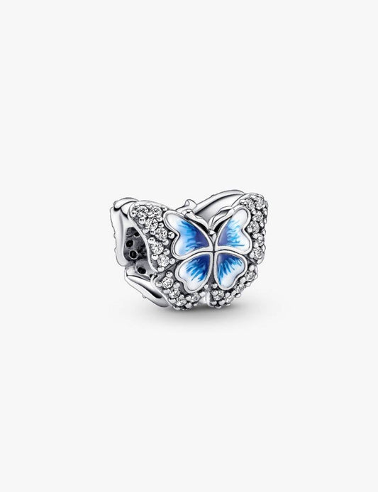 Pandora Blue Butterfly Sparkling Charm