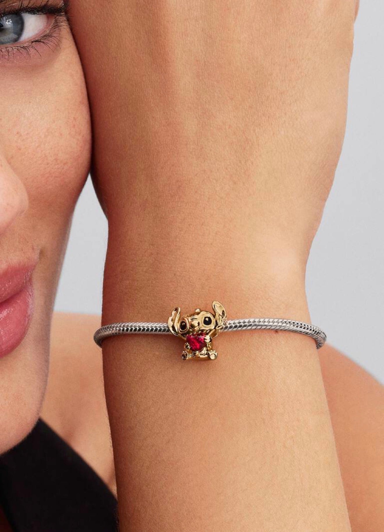 Pandora Disney Stitch Heart Charm