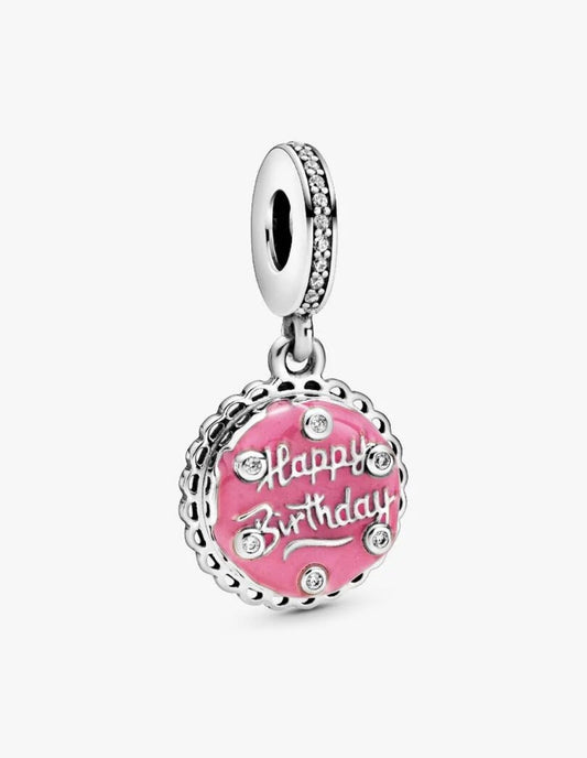 Pandora Pink Birthday Cake Dangle Charm