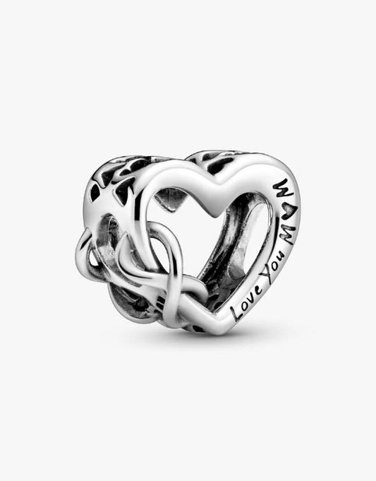 Pandora Love You Mom Infinity Heart Charm