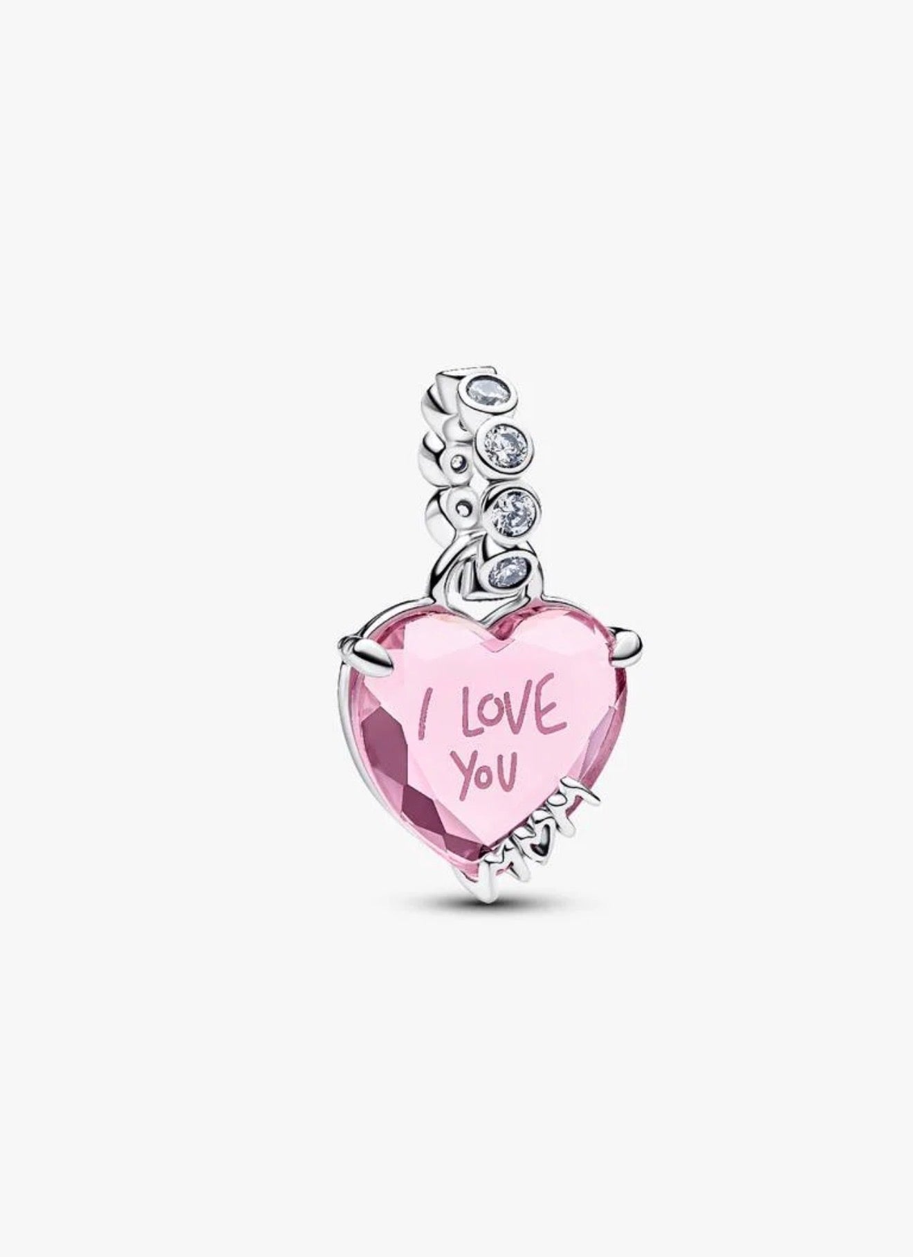 Pandora I Love You Mom Dangle Charm