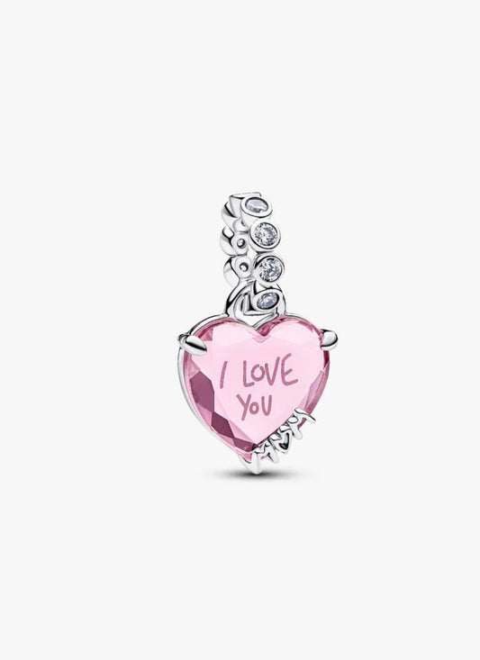Pandora I Love You Mom Dangle Charm