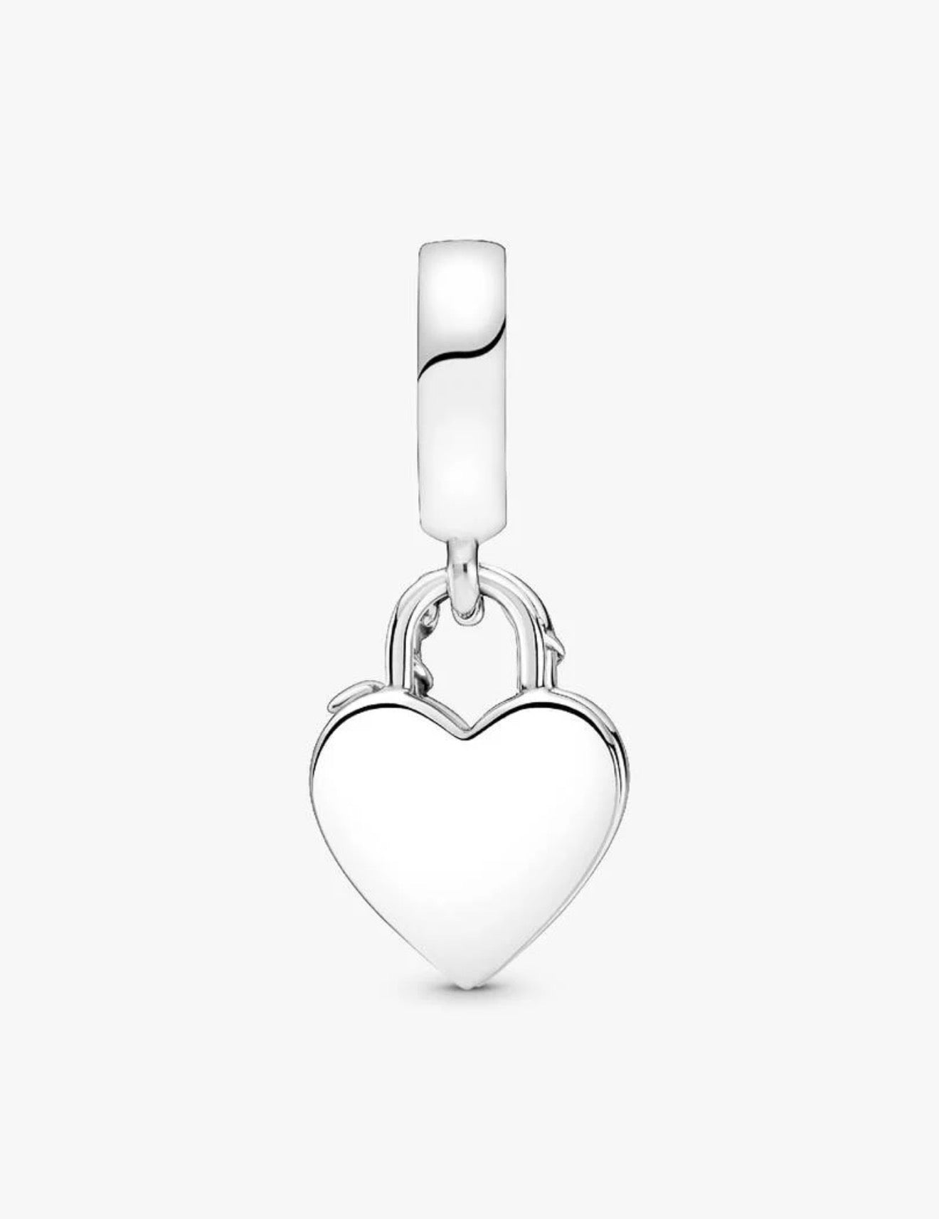 Pandora Rose Heart Padlock Dangle Charm