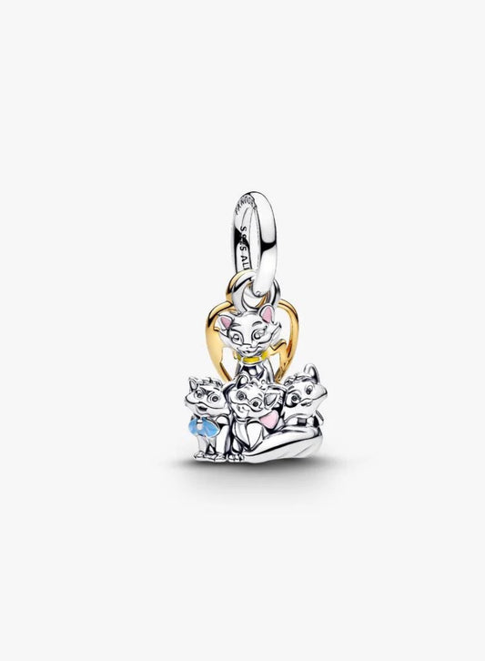 Pandora Disney Aristocats Duchess & Kittens Dangle Charm