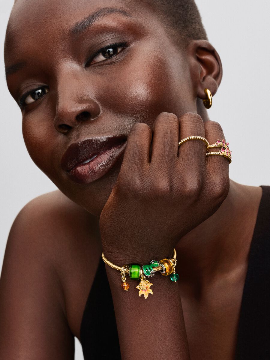 Pandora Disney Tangled Sundrop Flower Glow-in-the-dark Charm