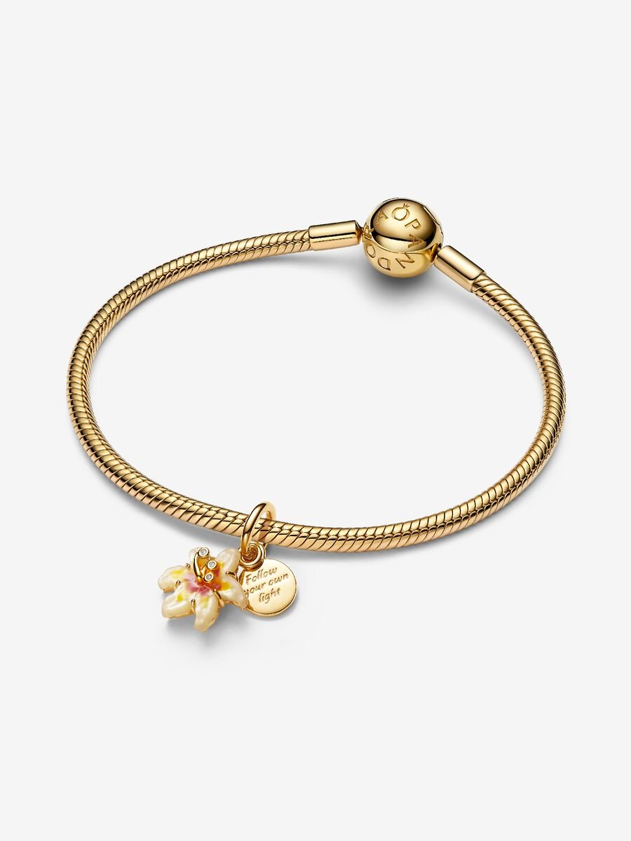 Pandora Disney Tangled Sundrop Flower Glow-in-the-dark Charm