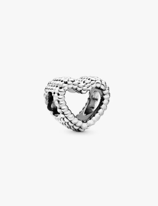 Pandora Beaded Open Heart Charm