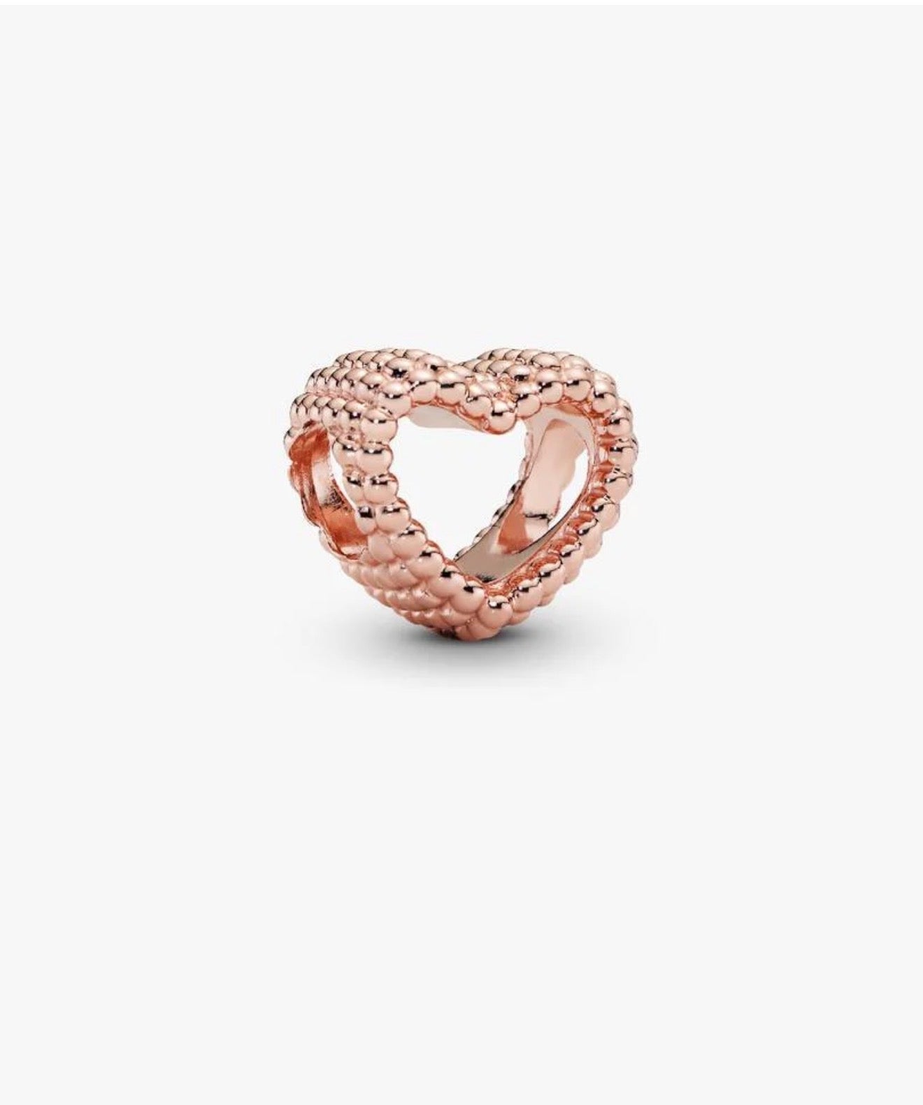 Pandora Beaded Open Heart Charm