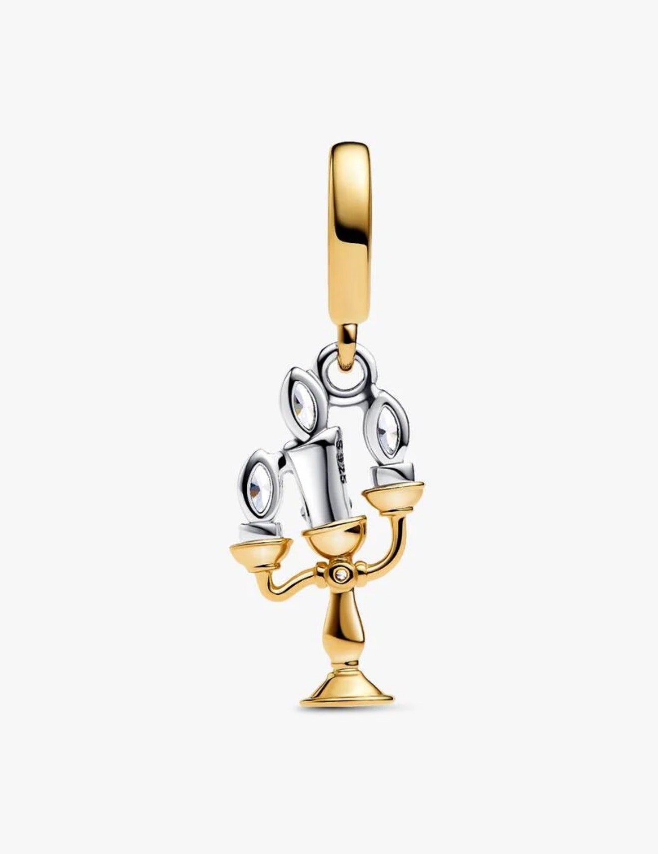 Pandora Disney Beauty and the Beast Lumiere Dangle Charm