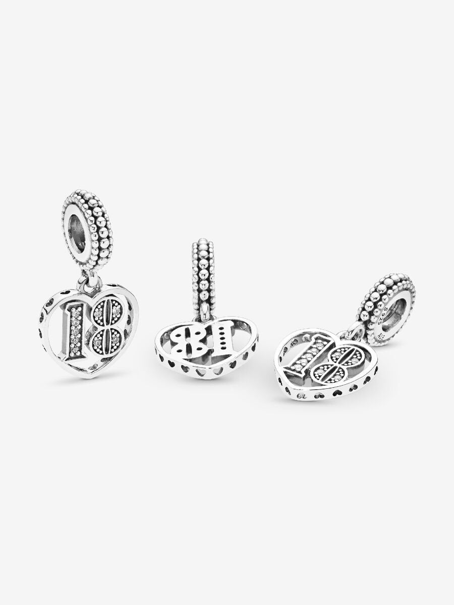Pandora 18th Celebration Dangle Charm