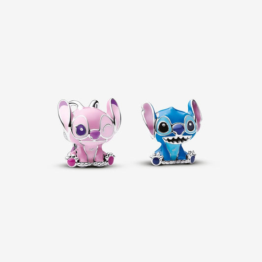 Pandora Disney Stitch and Angel Charm Duo